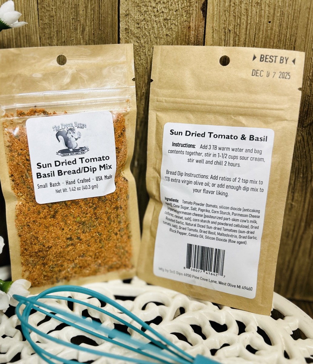 Sun Dried Tomato & Basil Dip