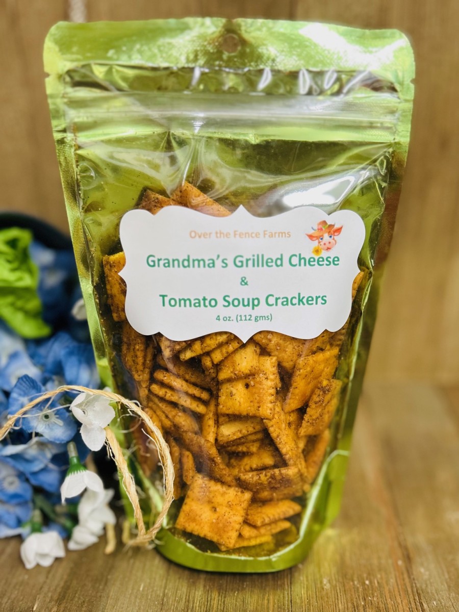  Grandma's Grilled Cheese & Tomato Soup Crackers